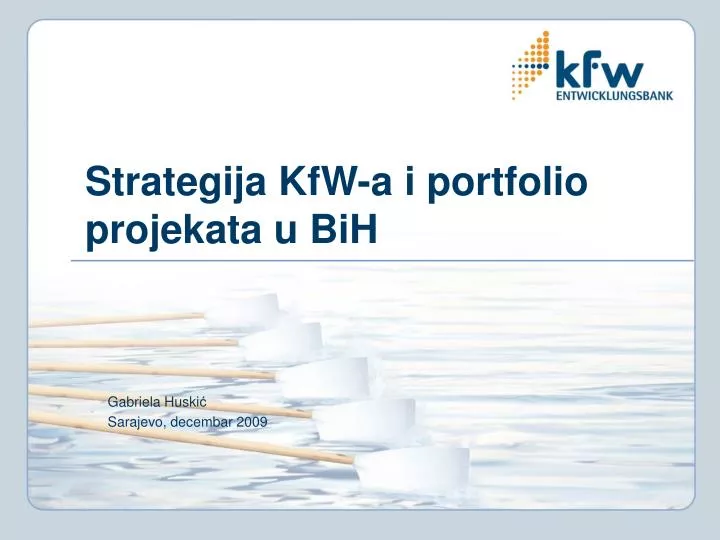 strategija kfw a i portfolio projekata u bih