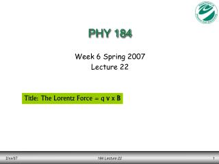 phy 184