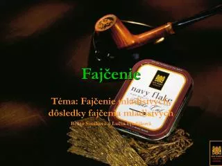 Fajčenie