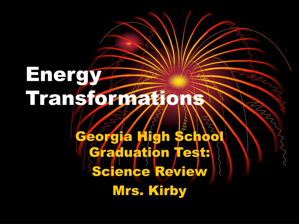 PPT - Energy Transformations PowerPoint Presentation, free download ...