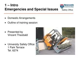 1 – Intro Emergencies and Special Issues