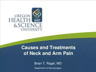 Causes and Treatments of Neck and Arm Pain