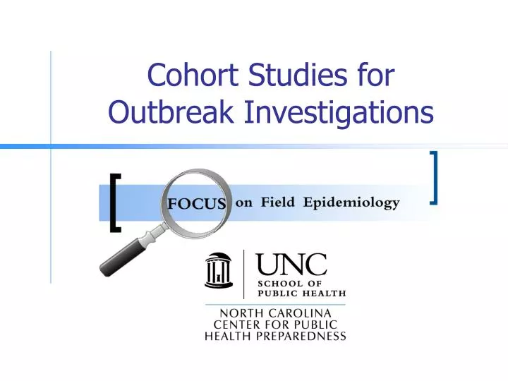 cohort studies for outbreak investigations
