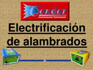 Electrificación de alambrados