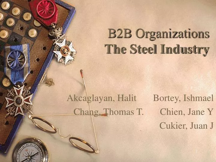 b2b organizations the steel industry