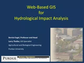 Web-Based GIS for Hydrological Impact Analysis