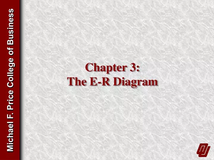 chapter 3 the e r diagram