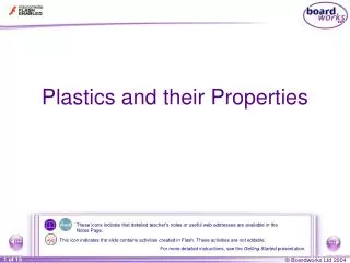 Plastics and their Properties