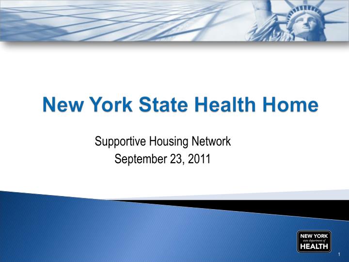supportive housing network september 23 2011