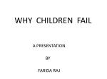 WHY CHILDREN FAIL - slide 1
