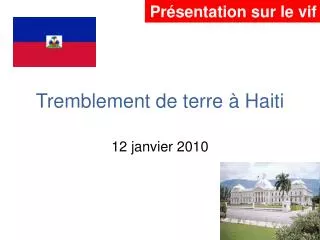 Tremblement de terre à Haiti