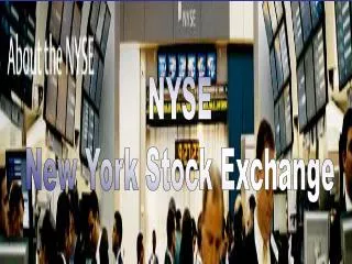 NYSE New York Stock Exchange