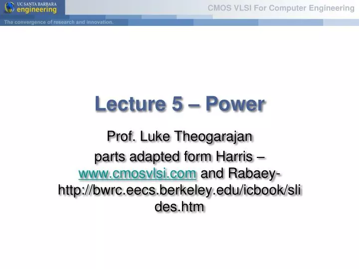 lecture 5 power