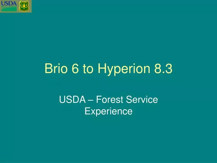 brio 6 to hyperion 8 3