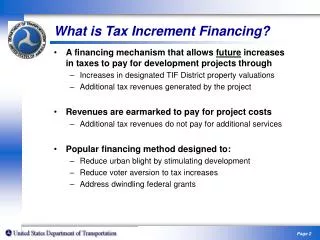 What is Tax Increment Financing?
