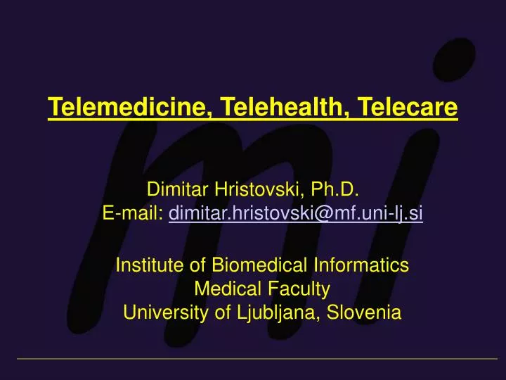 telemedicine telehealth telecare
