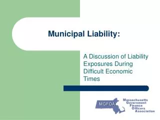 Municipal Liability: