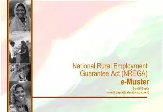National Rural Employment Guarantee Act (NREGA)