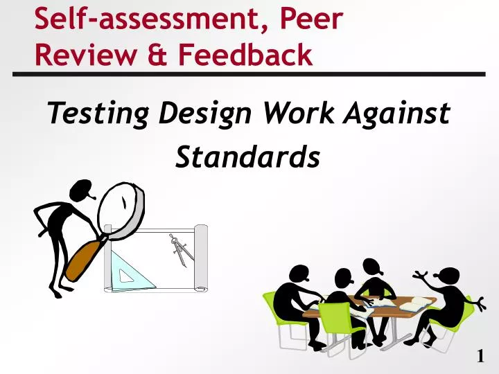 self assessment peer review feedback