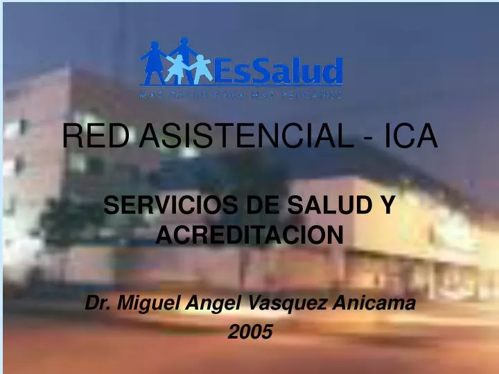 red asistencial ica