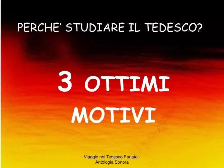 perche studiare il tedesco