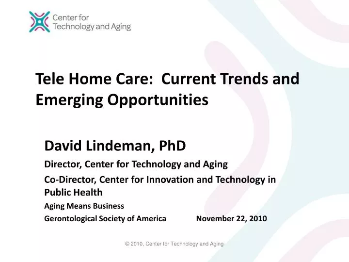 tele home care current trends and emerging opportunities