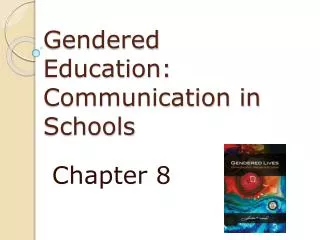 Gendered Education: Communication in Schools