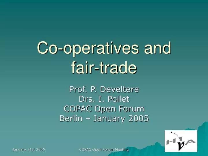 co operatives and fair trade