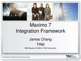 Maximo 7 Integration Framework