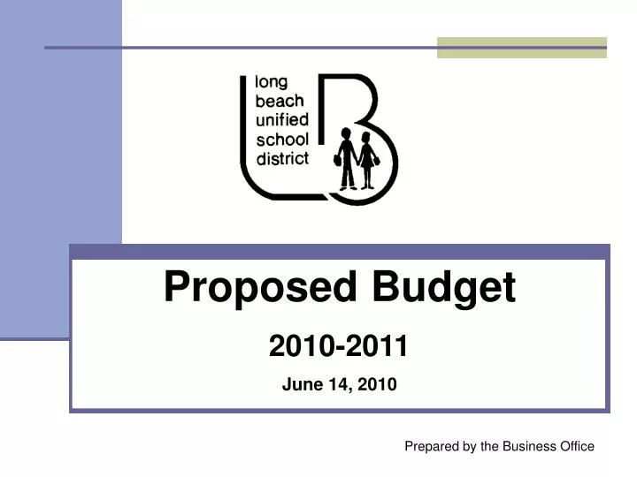 proposed budget 2010 2011 june 14 2010