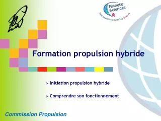 Formation propulsion hybride