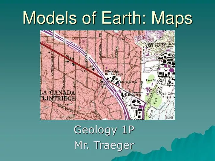 models of earth maps
