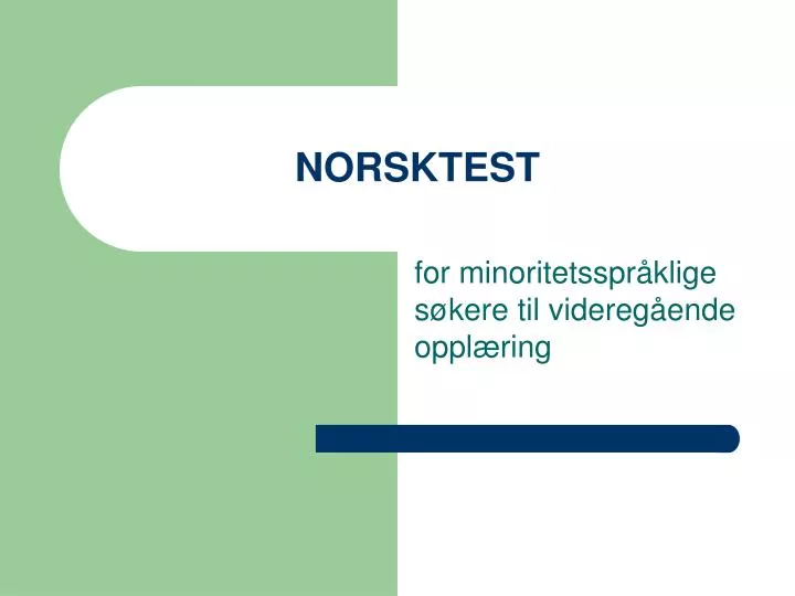 norsktest