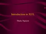 Introduction to XUL - slide 1
