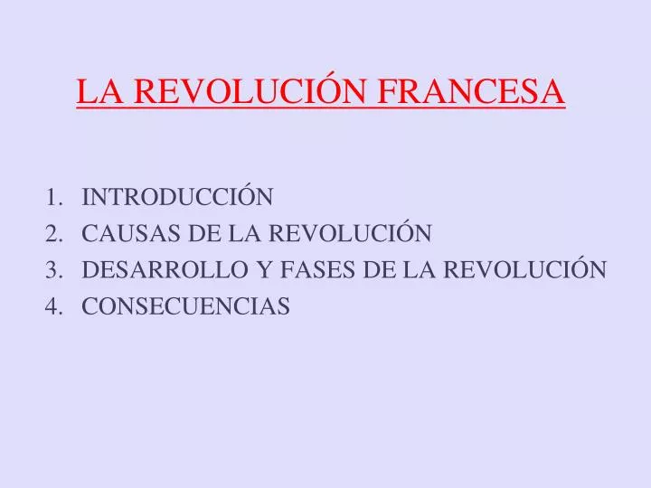la revoluci n francesa