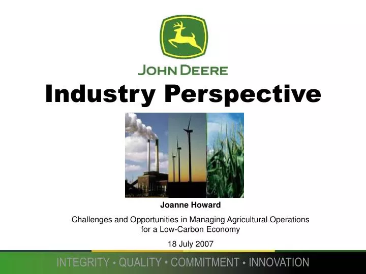 industry perspective