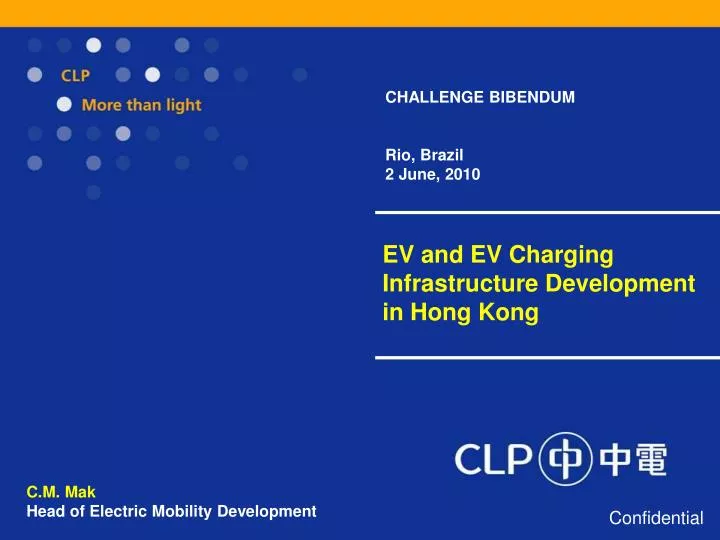 ev and ev charging infrastructure development in hong kong