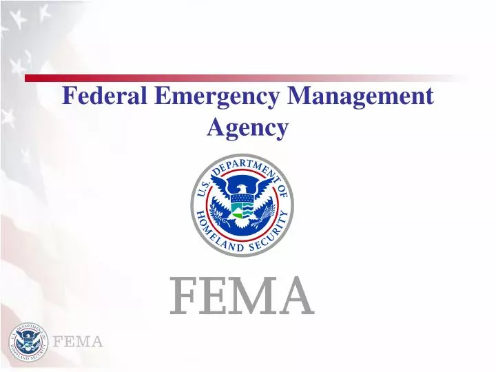 federal emergency management agency