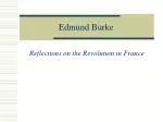 Edmund Burke - slide 1