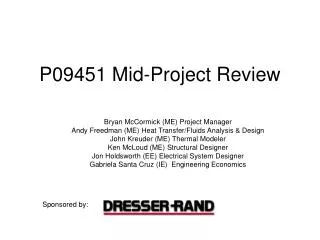 P09451 Mid-Project Review