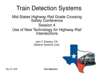 Train Detection Systems