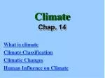 Climate - slide 1