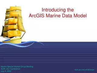 Introducing the ArcGIS Marine Data Model