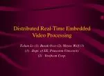Distributed Real-Time Embedded Video Processing - slide 1