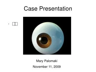 case presentation