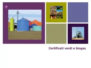 Certificati verdi e biogas