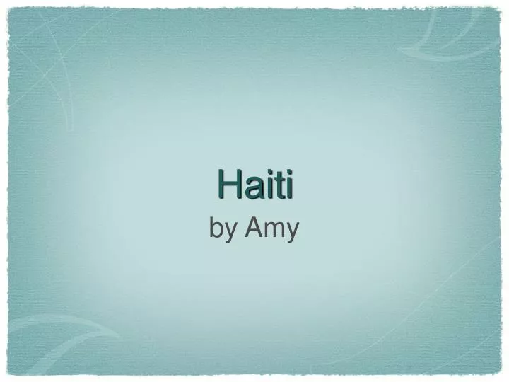 haiti