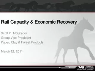 Rail Capacity &amp; Economic Recovery