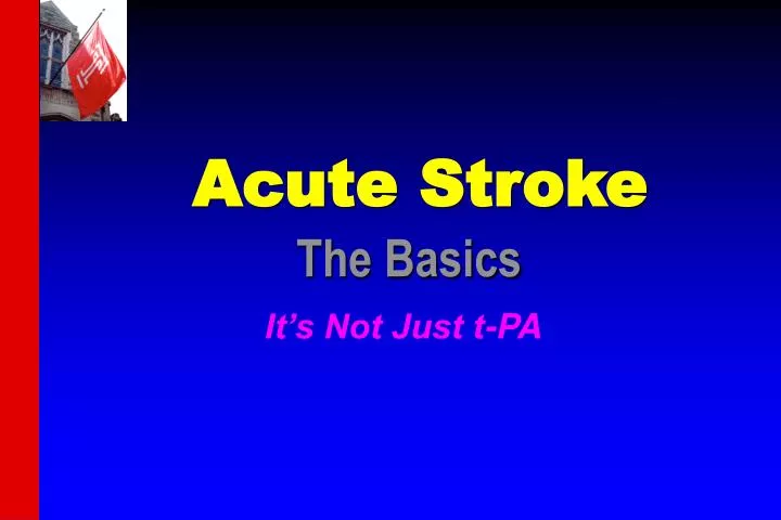 acute stroke