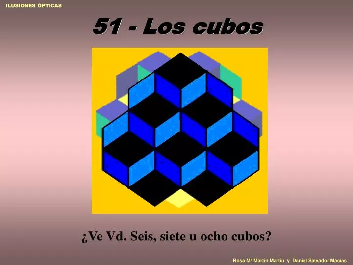 51 los cubos